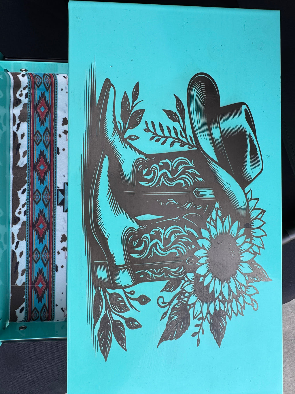 Turquoise Prairie Jewelry Box - image 1