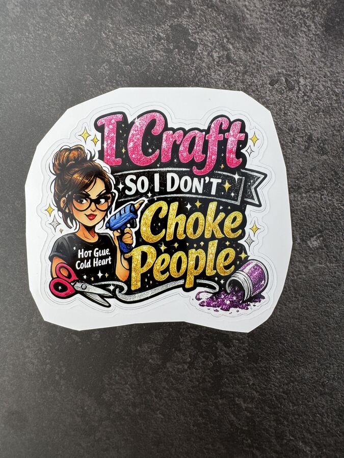 That Crafty Bully sticker design 39